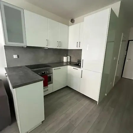 Ahoj Park, Terrace Studio, Private Parking Daire